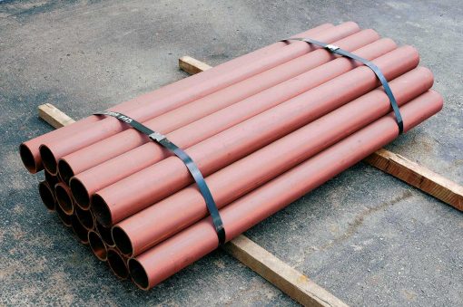 Bundle of R-1007-04 steel pipe security bollards