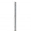 Silver R-1007-04 steel pipe security bollard