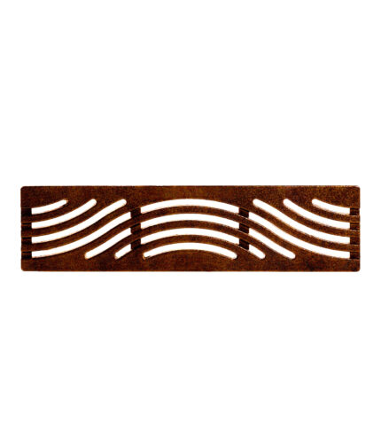 R-4989 Tidal Wave trench drain is 6 inches wide with wave patterns