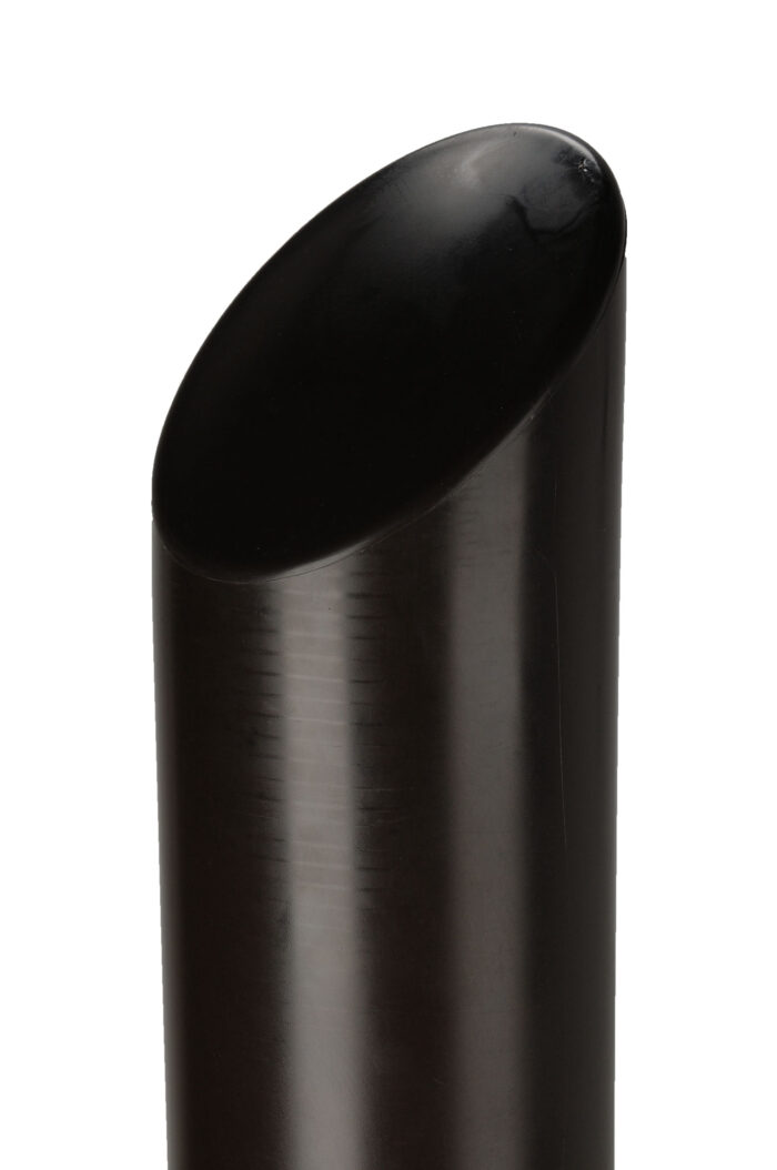 R-7175 decorative plastic bollard cover with slanted top