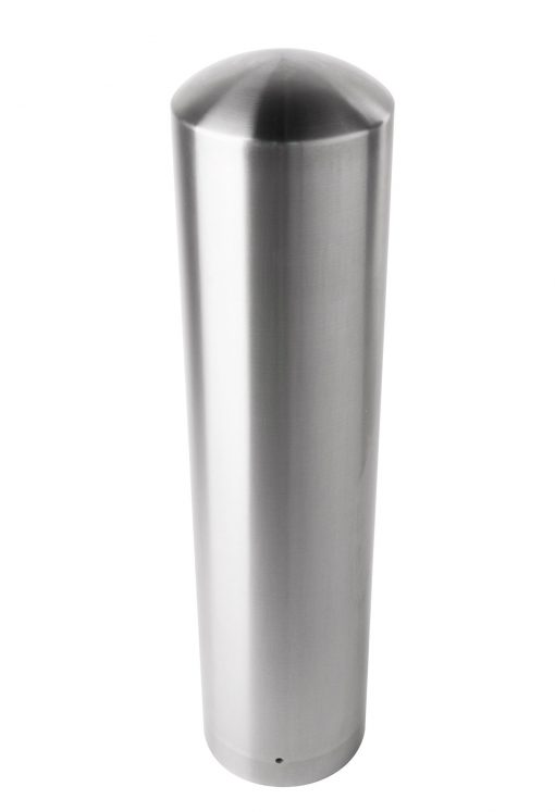 R-7305-EX stainless steel bollard cover with dome top
