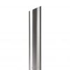 R-7306 stainless steel bollard cover with slant-top design