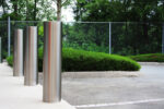 R-7307 stainless steel bollard covers outdoors