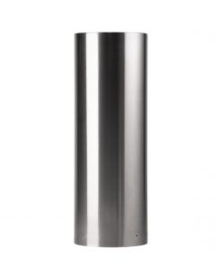 R-7319 flat top stainless steel bollard cover