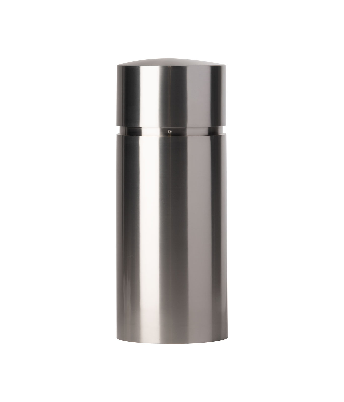 R-7341 stainless steel bollard cover with rounded top