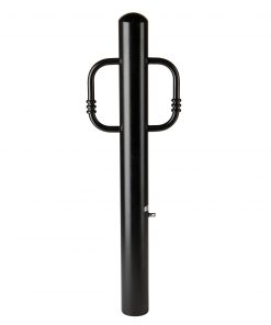 R-7904 bike bollard with removable mount