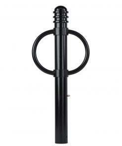 R-7905 post and ring bike bollard with removable mount
