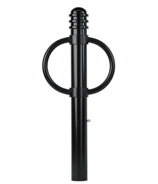 R-7905 post and ring bike bollard with removable mount