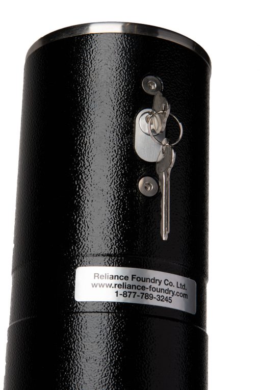 R-8464-RA powder coating removable bollard locking hardware