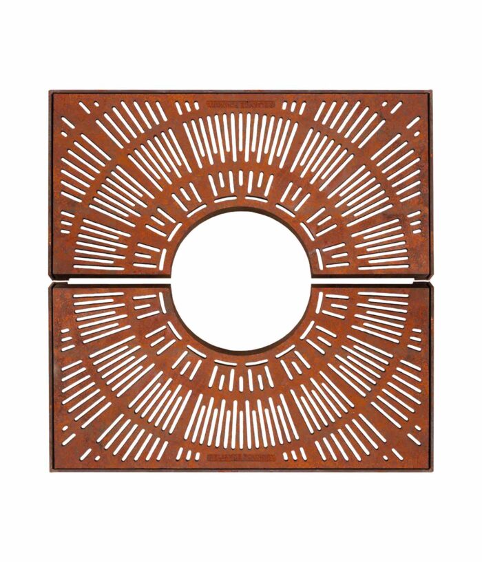 The R-8871 Solana Tree Grate with a white background