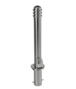R-8901 stainless steel bollard with removable mount
