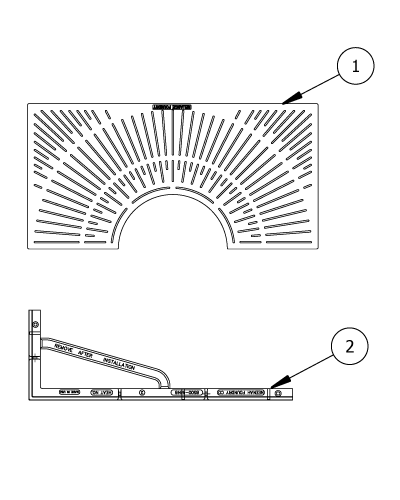 Tree grate and frame installation diagram