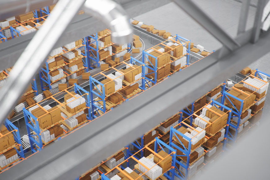 An automated warehouse can watch inventory and reorder without intervention