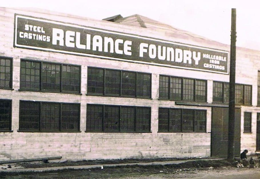 The original location of Reliance Foundry in Vancouver, BC.