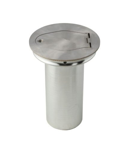 removable stainless steel bollard mounting receiver